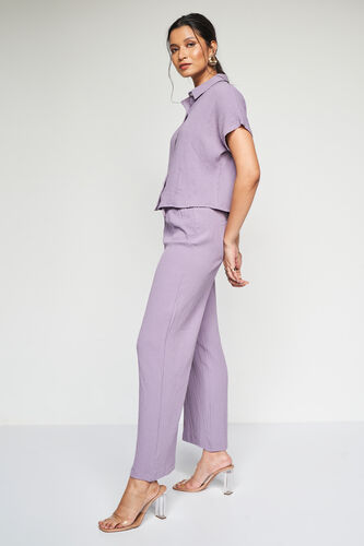 Solid Staple Co-ords Set, Lilac, image 4